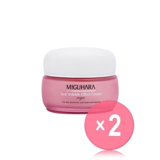 MIGUHARA - Anti Wrinkle Effect Cream Origin 2pcs Bundle Set 50ml x 2 pcs