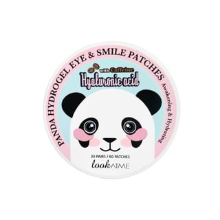lookATME - Panda Hydro Gel Eye & Smile Patches Hyaluronic Acid & Caffeine 60 patches