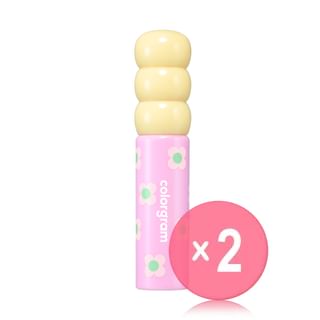 colorgram - Fruity Glass Tint - 17 Colors 2pcs Bundle Set #08 Lovely Raspberry x 2 pcs