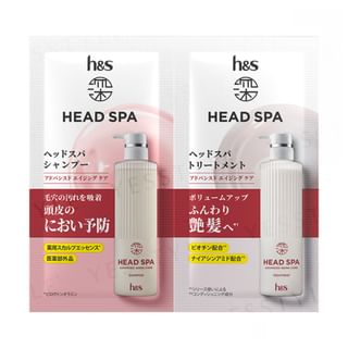 H&S Head Spa Advanced Aging Care Shampoo & Treatment Trial Set 10g x 2