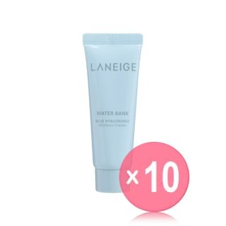 LANEIGE - Water Bank Blue Hyaluronic Moisture Cream Mini 10pcs Bundle Set 25ml x 10 pcs