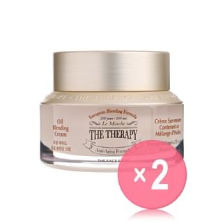 THE FACE SHOP - The Therapy Oil Blending Cream 2pcs Bundle Set 2025 Version - 50ml x 2 pcs