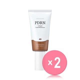 mixsoon - PDRN Collagen Tinted Moisturizer - 10 Colors 2pcs Bundle Set #40 Dew x 2 pcs