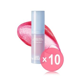 UNLEASHIA - A by Unleashia Tinted Drop Jellying Cheek - 2 Colors 10pcs Bundle Set #01 Pink Dream x 10 pcs