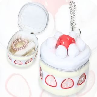 yup! Strawberry Cake Food Style Organizer Pouch 90×90×80mm