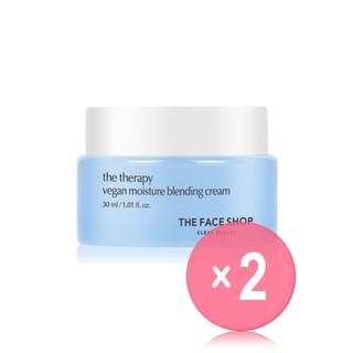 THE FACE SHOP - The Therapy Vegan Moisture Blending Cream Mini 2pcs Bundle Set 30ml x 2 pcs
