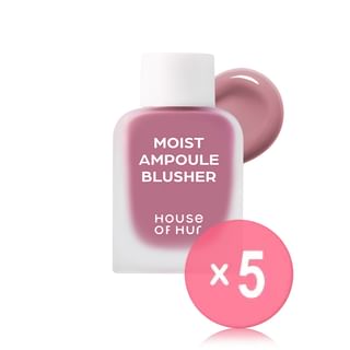 House of Hur - Moist Ampoule Blusher Mini - 6 Colors 5pcs Bundle Set #04 Lavender Flush x 5 pcs