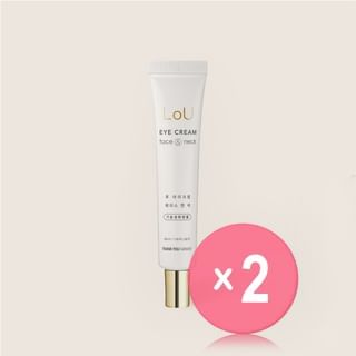 THANK YOU FARMER - LoU Eye Cream Face & Neck 2pcs Bundle Set 30ml x 2 pcs