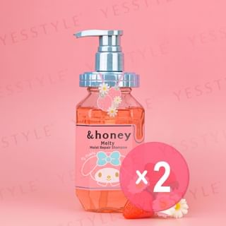 ViCREA - Sanrio My Melody &honey Melty Moist Repair Shampoo 2pcs Bundle Set 440ml x 2 pcs