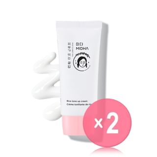 MIDHA - Rice Tone Up Cream 2pcs Bundle Set 50ml x 2 pcs