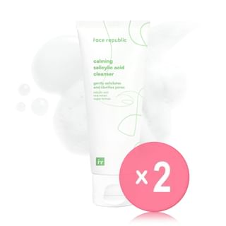 face republic - Calming Salicylic Acid Cleanser 2pcs Bundle Set 2025 Version - 100ml x 2 pcs