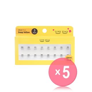 ccam bbak - Original Eyelash 3 Points - 9 Types 5pcs Bundle Set 10mm Thick x 5 pcs