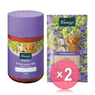 Kneipp Japan - Bath Salt Enjoy Your Life 2pcs Bundle Set