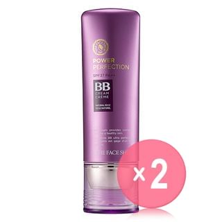 THE FACE SHOP - fmgt Power Perfection BB Cream SPF37 PA++ (#V103 Pure Beige) 40ml 2pcs Bundle Set 40ml x 2 pcs