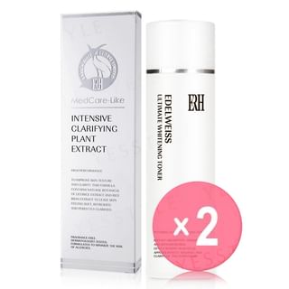 10 ART - ERH Edelweiss Ultimate Whitening Toner 2pcs Bundle Set 200ml x 2 pcs
