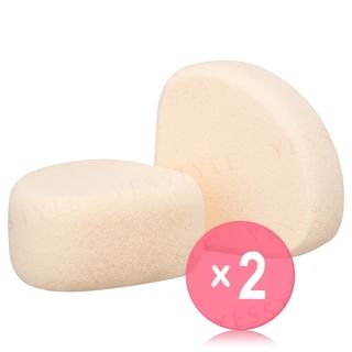Koh Gen Do - Makeup Sponge For Liquid or Cream Foundation 2pcs Bundle Set 2 pcs x 2 pcs