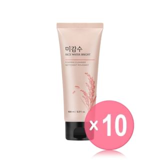 THE FACE SHOP - Rice Water Bright Foaming Cleanser Mini 10pcs Bundle Set 100ml x 10 pcs