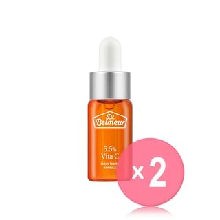 THE FACE SHOP - Dr.Belmeur Vita C Clean Toning Ampoule Mini 2pcs Bundle Set 10ml x 2 pcs