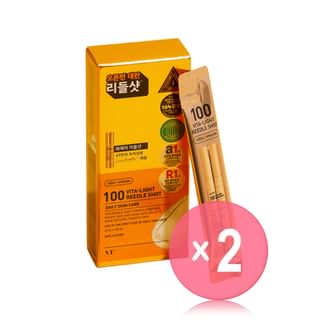VT - Vita-light Reedle Shot 100 Stick Pouch 2pcs Bundle Set 2ml x 10 pcs x 2 pcs