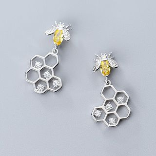 A Roch 925 Sterling Silver Rhinestone Bee Drop Earring As Shown In Figure One Size a roch kopen in de aanbieding A Roch 925 Sterling Silver Rhinestone Bee Drop Earring As Shown In Figure One Size a roch kopen in de aanbieding