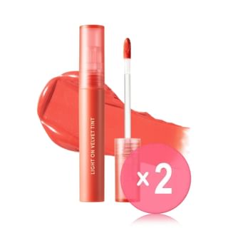 NATURE REPUBLIC - Light On Velvet Tint - 10 Colors 2pcs Bundle Set #03 Fresh Tangerine x 2 pcs