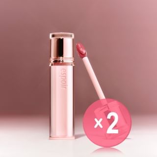 espoir - Couture Lip Tint Glaze - 15 Colors 2pcs Bundle Set #24 Vampy x 2 pcs