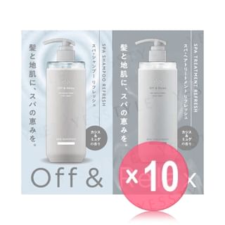 Off & Relax - Spa Shampoo & Treatment Refresh Trial Set 10pcs Bundle Set 10ml x 2 x 10 pcs