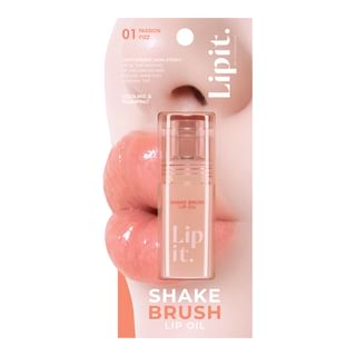 Lipit - Shake Brush Lip Oil 01 Passion Fizz