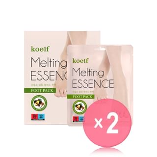 PETITFEE - koelf Melting Essence Foot Pack Set 2pcs Bundle Set 2026 Version - 10 pairs x 2 pcs