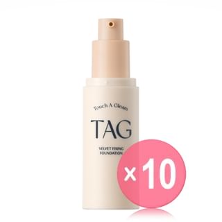 too cool for school - TAG Velvet Fixing Foundation - 2 Colors 10pcs Bundle Set #01 Light Beige x 10 pcs