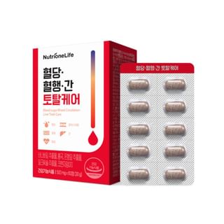 NutrioneLife Blood Sugar Blood Circulation Liver Total Care 500mg x 60 tablets
