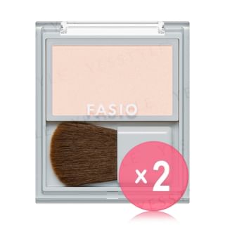 Kose - Fasio UV Face Color Glossy Finish SPF 10 PA+ 01 Sheer Beige 2pcs Bundle Set 2.5g x 2 pcs