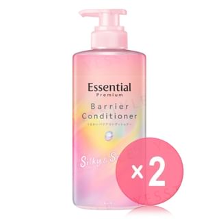 Kao - Essential Premium Barrier Conditioner Silky & Smooth 2pcs Bundle Set 450ml x 2 pcs