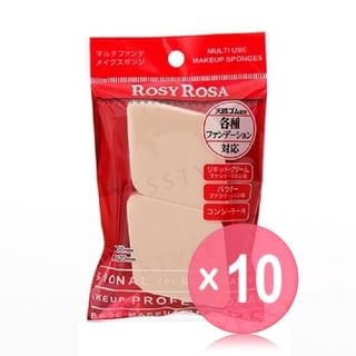 Chantilly - Rosy Rosa Multi Use Makeup Sponge 10pcs Bundle Set 2 pcs x 10 pcs