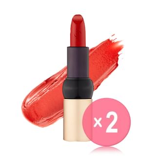 THE FACE SHOP - fmgt New Bold Sheer Glow Lipstick - 9 Colors 2pcs Bundle Set #02 Watery Orange x 2 pcs