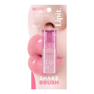 Lipit - Shake Brush Lip Oil 02 Raspberry Smoothie