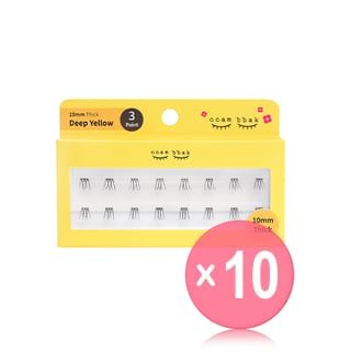 ccam bbak - Original Eyelash 3 Points - 9 Types 10pcs Bundle Set 10mm Thick x 10 pcs