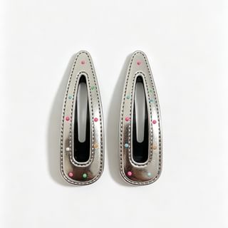 Set of 2: Polka Dot Hair Clip