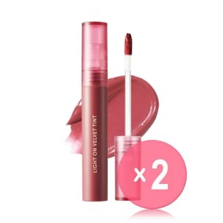 NATURE REPUBLIC - Light On Velvet Tint - 10 Colors 2pcs Bundle Set #06 Mood Plum x 2 pcs