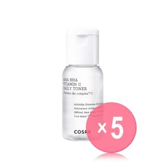COSRX - Refresh AHA BHA Vitamin C Daily Toner Mini 5pcs Bundle Set 50ml x 5 pcs