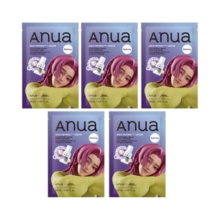 Anua - Bundle: Retinol Niacin Night Care Mask Set Kpop Demon Hunters Collaboration 5 sheets