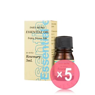 Daily Aroma Japan - Daily Aroma Essential Oil Rosemary Mini 5pcs Bundle Set 3ml x 5 pcs
