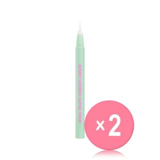 Merry monde - Super Twim Pen Eyeliner - 12 Colors 2pcs Bundle Set #00 Pure White x 2 pcs