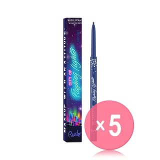 Rude Cosmetics - City of Flashing Lights Micro Retractable Liner - 7 Colors 5pcs Bundle Set