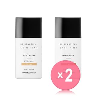 THANK YOU FARMER - Be Beautiful Skin Tint - 2 Colors 2pcs Bundle Set #02 Tan x 2 pcs