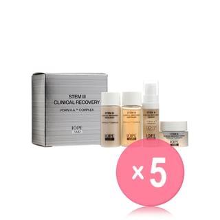 IOPE - XMD Stem III Clinical Recovery Trial Kit 5pcs Bundle Set 4 pcs x 5 pcs