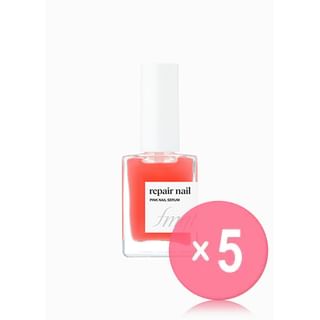 THE FACE SHOP - fmgt Repair Nail - 7 Types 5pcs Bundle Set #05 Pink Nail Serum x 5 pcs