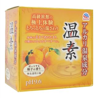 Earth ONSO PH9.6 Bath Agent Yuzu Fragrance 15 pcs
