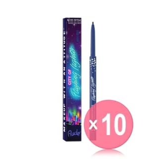 Rude Cosmetics - City of Flashing Lights Micro Retractable Liner - 7 Colors 10pcs Bundle Set