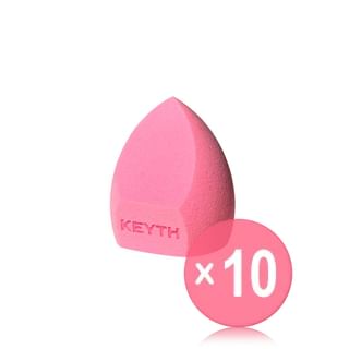 KEYTH - Beauty Sponge - 2 Colors 10pcs Bundle Set Pink x 10 pcs